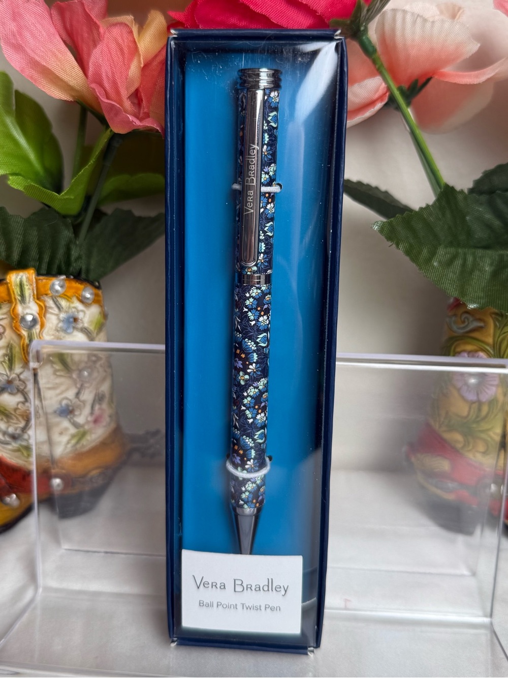 NWT Vera Bradley Floral Bursts Ball Point Pen
